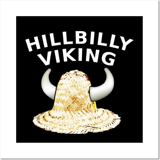 Hillbilly Viking Wall Art by chrisgleonard